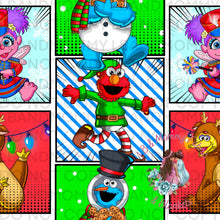 Load image into Gallery viewer, Christmas comic strip (MULTIPLE OPTIONS)
