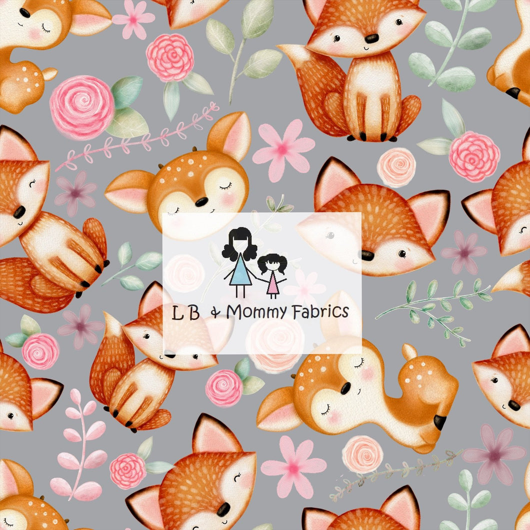 BLANKET-Floral Fox(U)