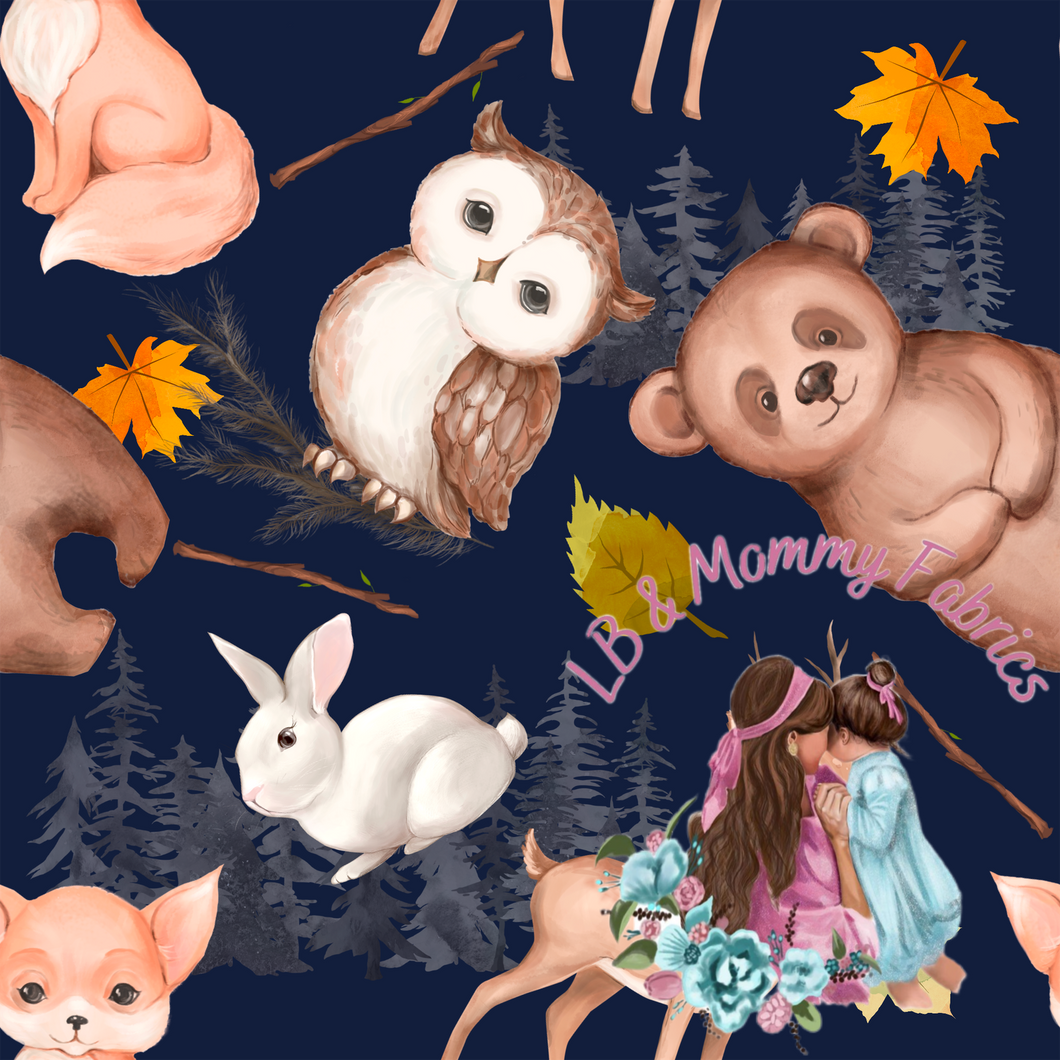 BLANKET-Boho forest animals (P3)